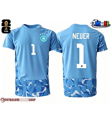Německo Manuel Neuer #1 Brankář Venkovní Dres MS 2026 Krátkým Rukávem